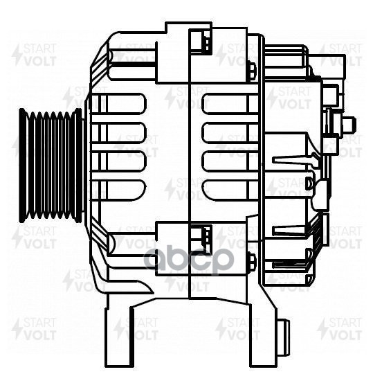 

Lg 0924_генератор! 14v 95а Renault Koleos 2.5 08> STARTVOLT арт. LG0924, LG0924