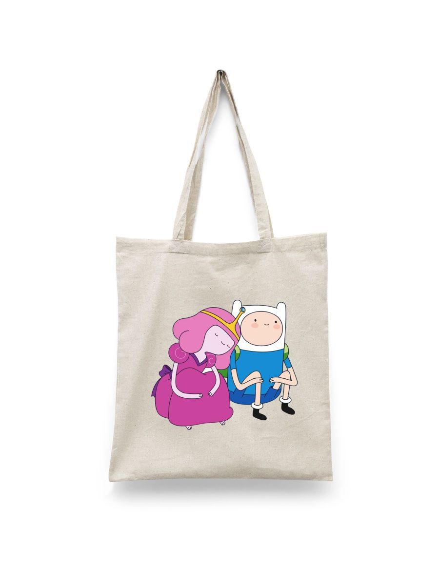 

Шоппер унисекс Каждому Своё Время приключений/Adventure Time MUАТ20, белый, Время приключений/Adventure Time MUАТ20