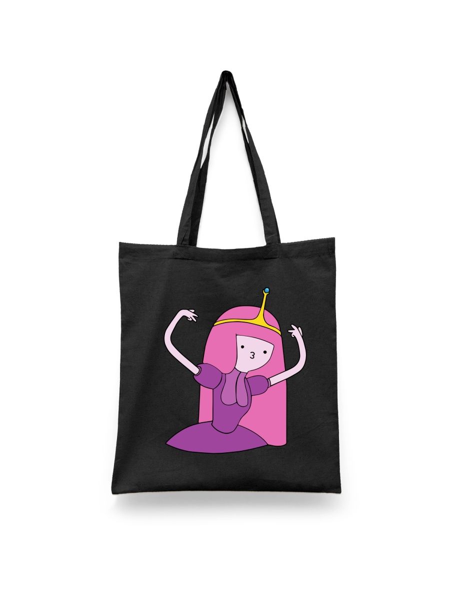 

Шоппер унисекс Каждому Своё Время приключений/Adventure Time MUАТ19, черный, Время приключений/Adventure Time MUАТ19
