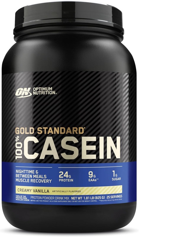 Протеин Optimum Nutrition 100% Casein Protein, 825 г, Creamy Vanilla