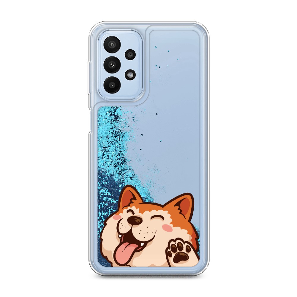 

Чехол Awog на Samsung Galaxy A23 "Акита-ину машет", Оранжевый, 2105093-1
