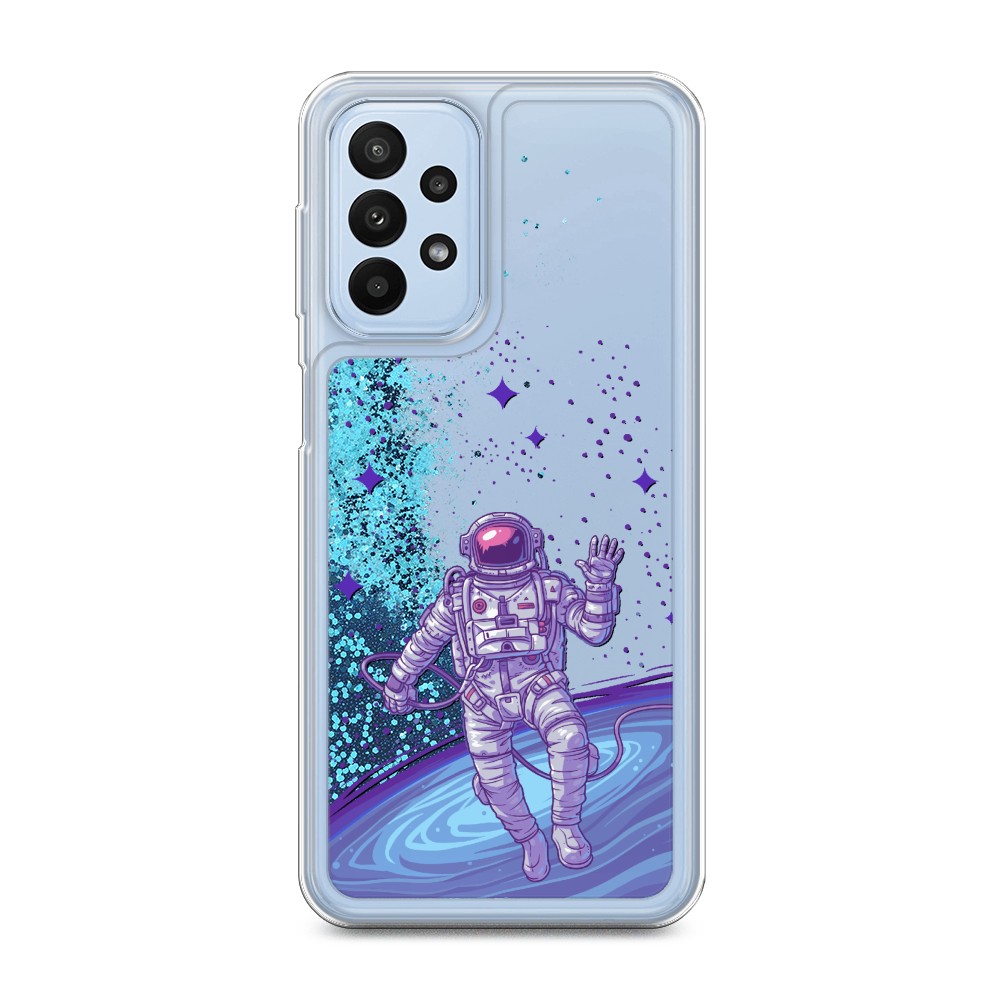 

Чехол Awog на Samsung Galaxy A23 "Космонавт в открытом космосе", Синий, 2105093-1