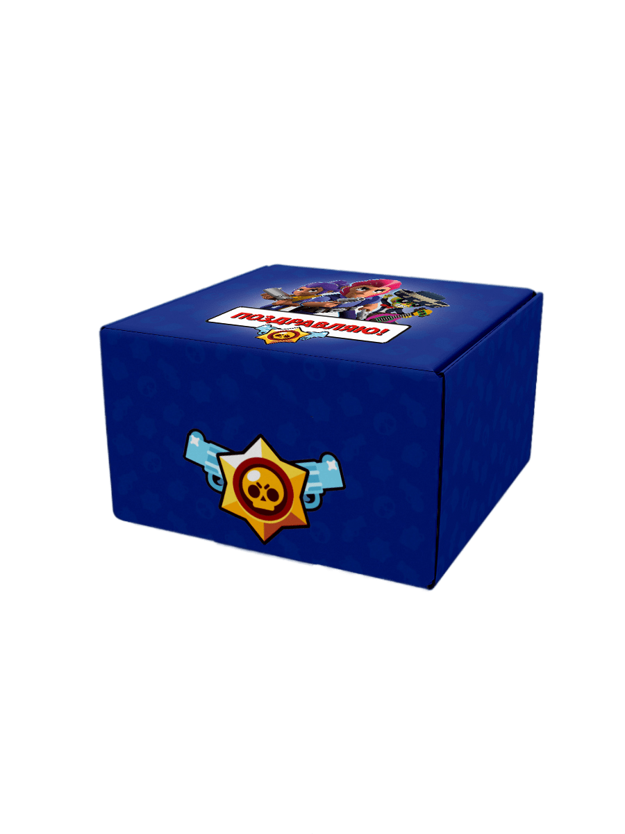 Подарочная коробка с конфетти HitMix. Вау коробка boxsiniy