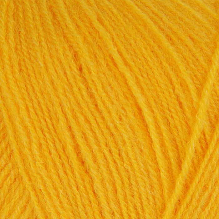 

Пряжа "Lanagold 800" 49% шерсть, 51% акрил 730м/100гр (216 желтый), Пряжа для вязания "Lanagold 800"