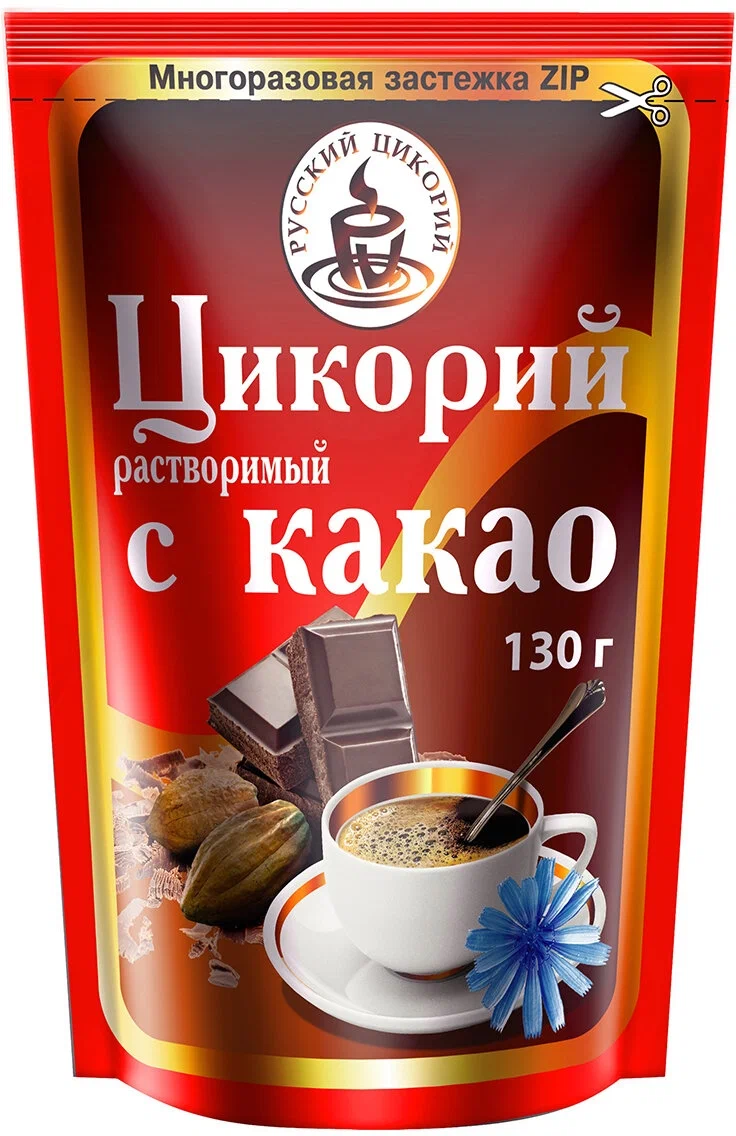 

Цикори Русский цикорий растворимый с какао 130 г