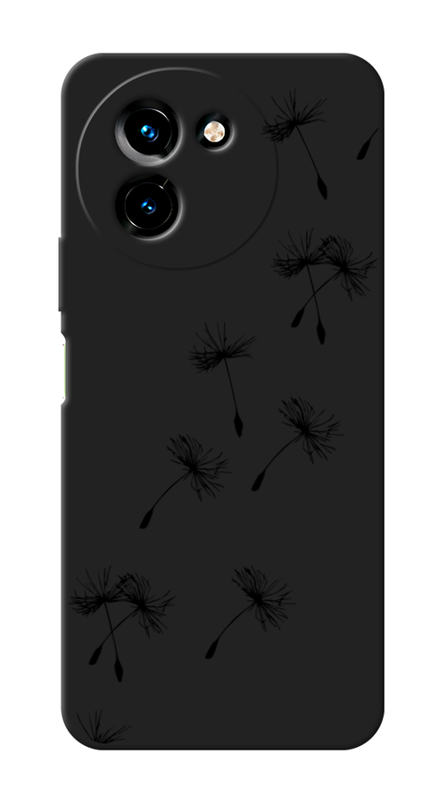 

Чехол Awog на Vivo T3x "Летящие одуванчики", Черный, 2610652-1