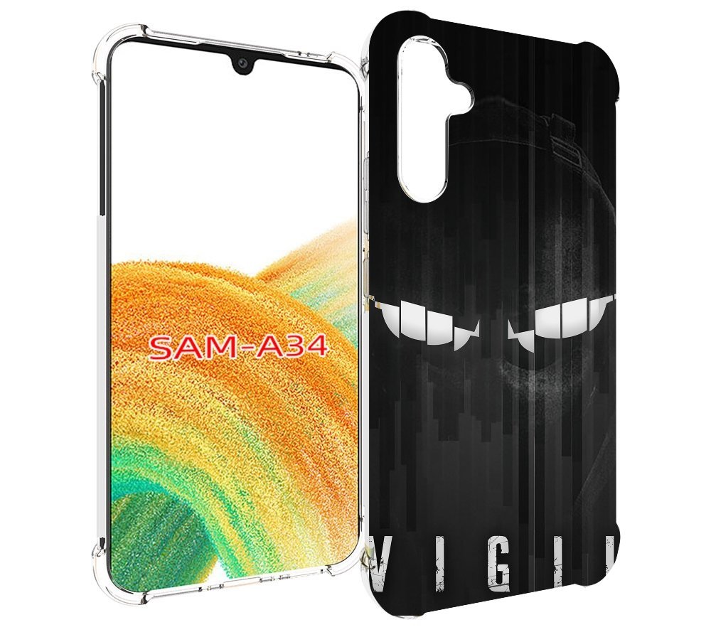 

Чехол MyPads глаза-в-ночи для Samsung Galaxy A34, Tocco
