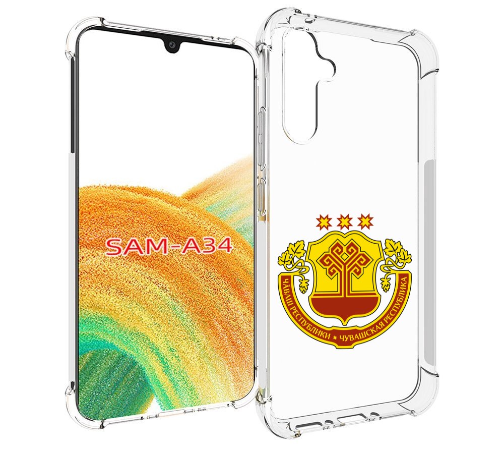 

Чехол MyPads герб-чувашии-чебоксары для Samsung Galaxy A34, Tocco