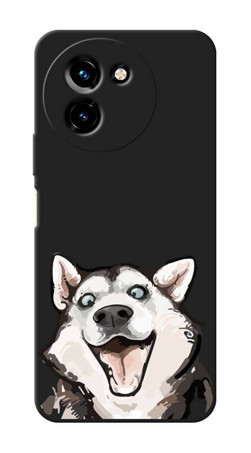 

Чехол Awog на Vivo T3x "Радостный хаски", Белый;голубой;черный, 2610652-1