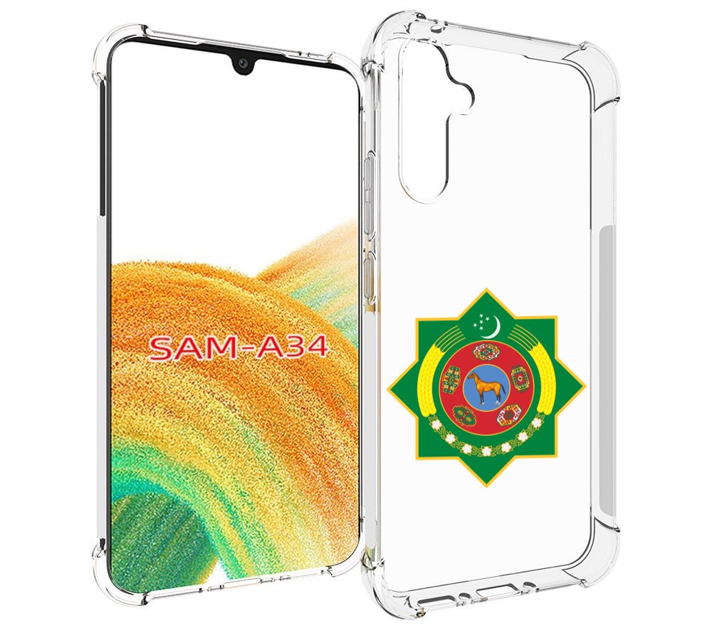 

Чехол MyPads герб-туркменистан для Samsung Galaxy A34, Tocco