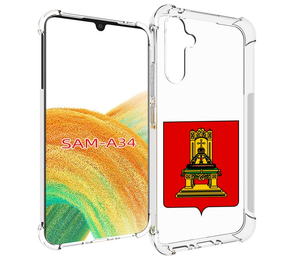 

Чехол MyPads герб-тверская-область для Samsung Galaxy A34, Tocco