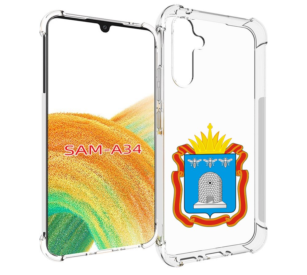 

Чехол MyPads герб-тамбовская-область для Samsung Galaxy A34, Tocco