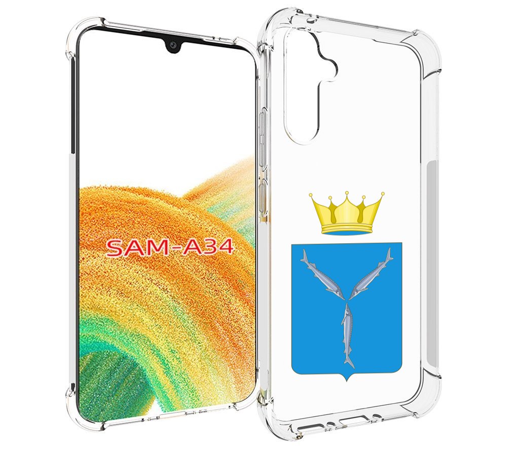 

Чехол MyPads герб-саратовская-область для Samsung Galaxy A34, Tocco