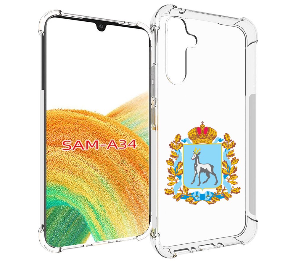 

Чехол MyPads герб-самарская-область для Samsung Galaxy A34, Tocco