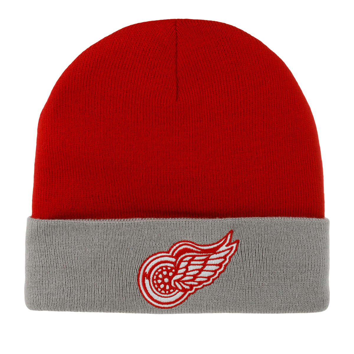 Шапка унисекс Mitchell & Ness MN-NHL-EU174-DetroitRedWings красная/серая, one size