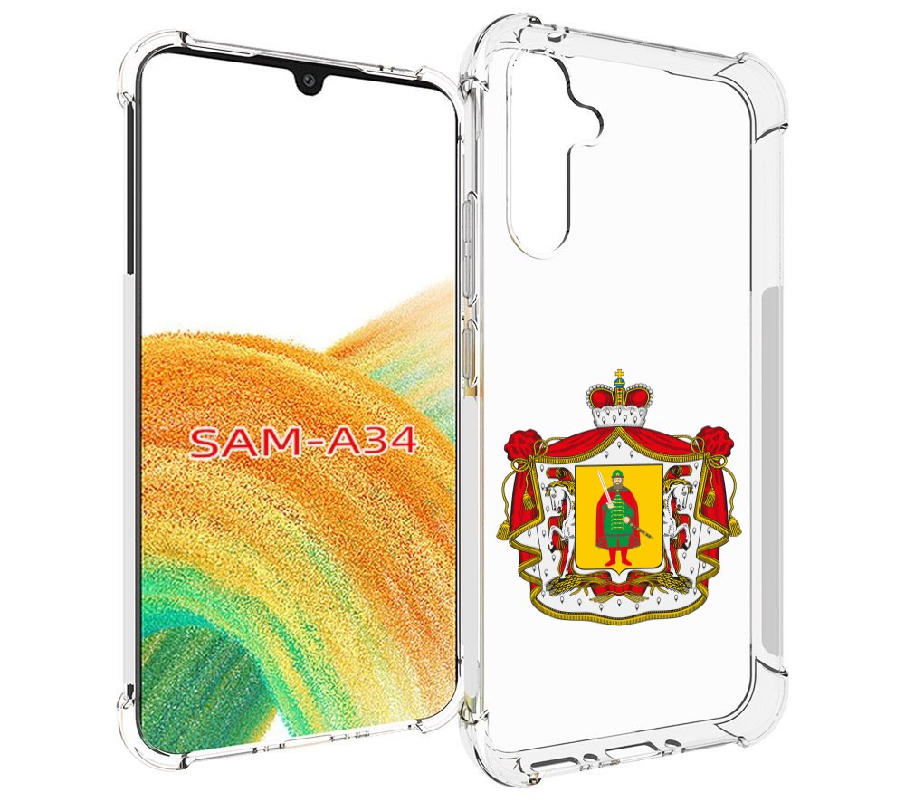 

Чехол MyPads герб-рязанская-область для Samsung Galaxy A34, Tocco