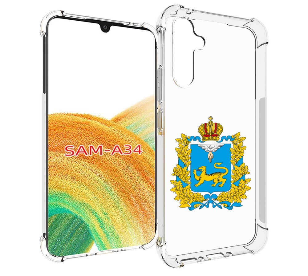 

Чехол MyPads герб-псковская-область для Samsung Galaxy A34, Tocco
