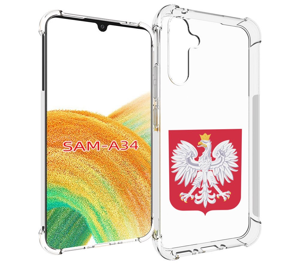 

Чехол MyPads герб-польши для Samsung Galaxy A34, Tocco