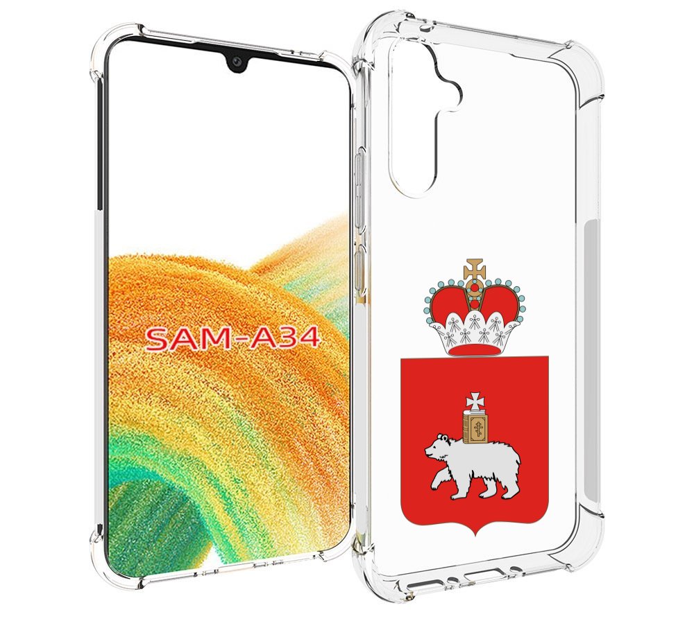 

Чехол MyPads герб-пермский-край для Samsung Galaxy A34, Tocco