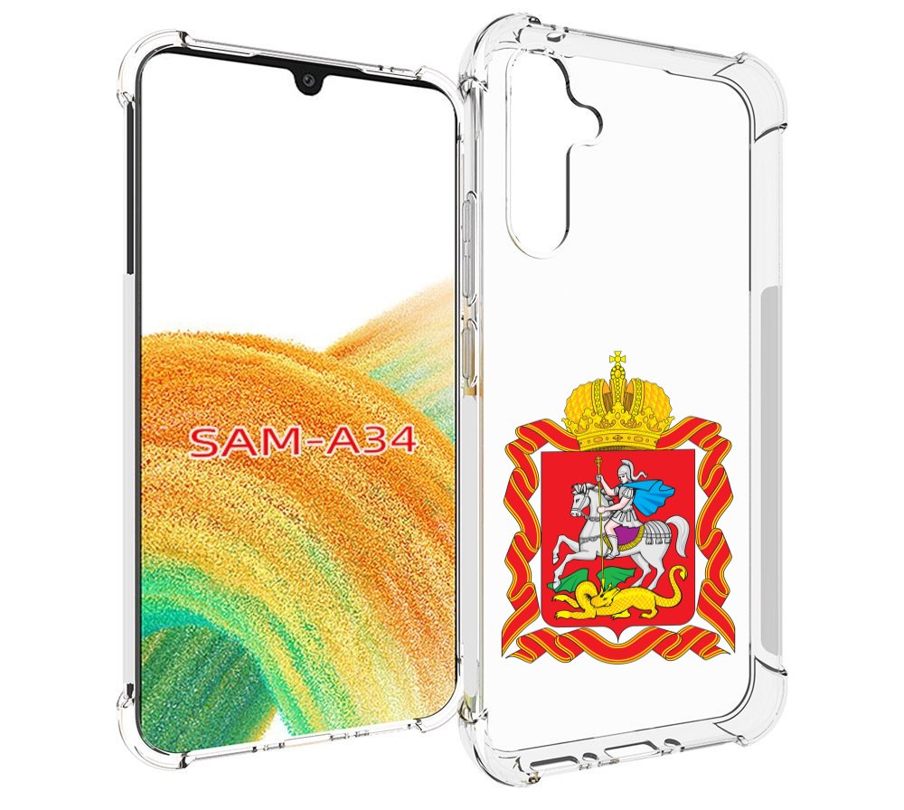 

Чехол MyPads герб-московская-область для Samsung Galaxy A34, Tocco