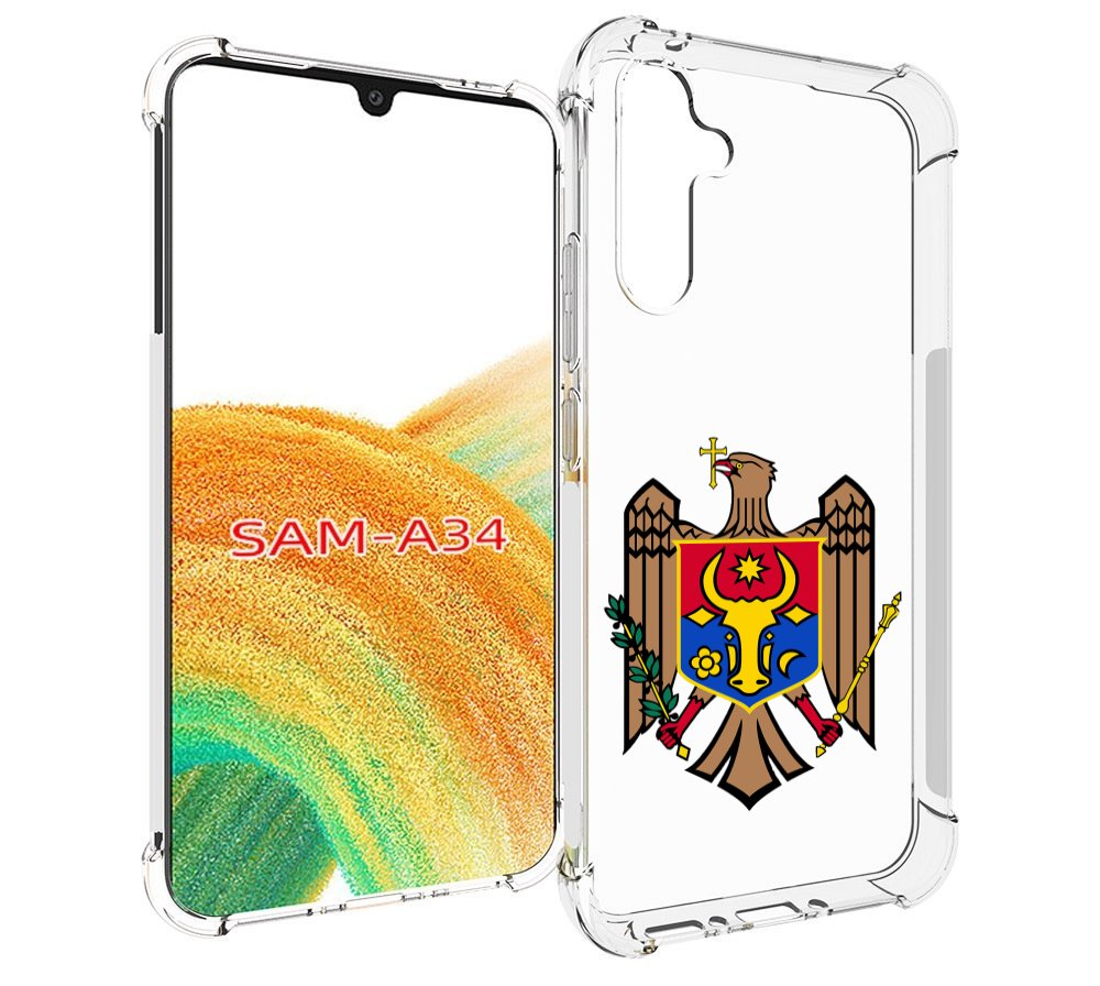 

Чехол MyPads герб-молдовы для Samsung Galaxy A34, Tocco