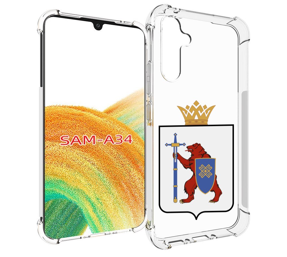 

Чехол MyPads герб-марий-эл-йошкар-ола для Samsung Galaxy A34, Tocco