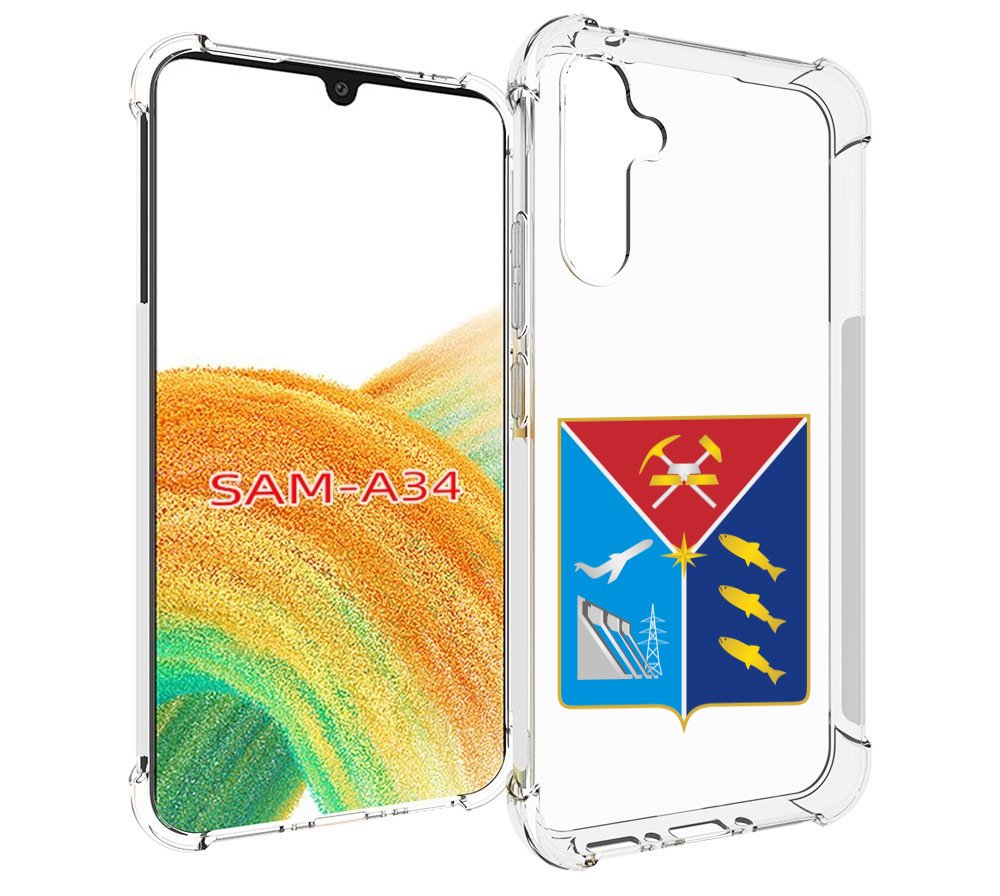 

Чехол MyPads герб-магаданская-область для Samsung Galaxy A34, Tocco