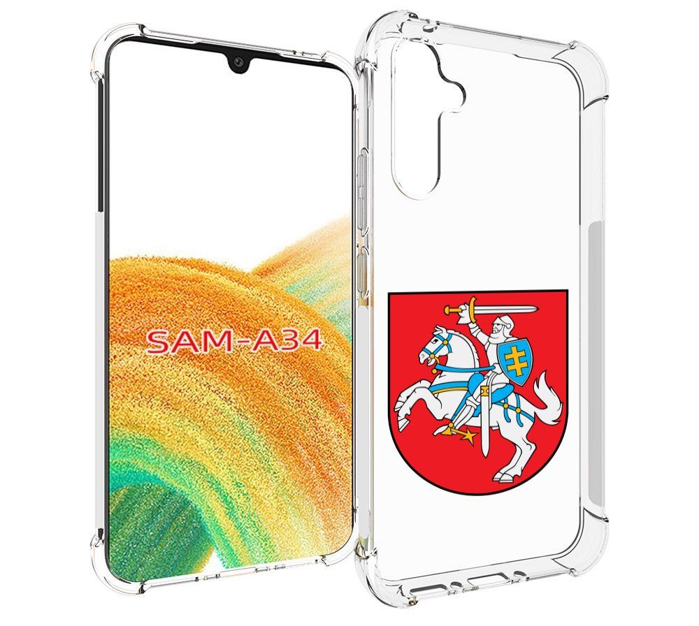 

Чехол MyPads герб-литва для Samsung Galaxy A34, Tocco
