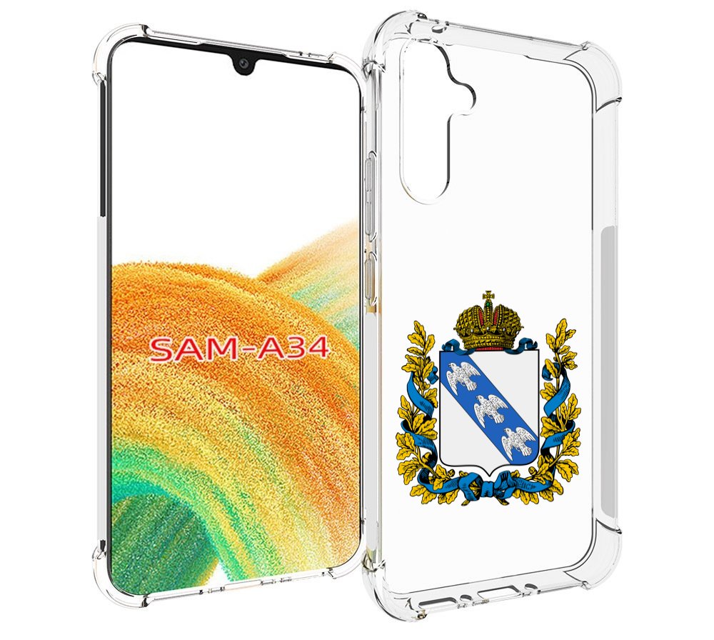 

Чехол MyPads герб-курская-область для Samsung Galaxy A34, Tocco