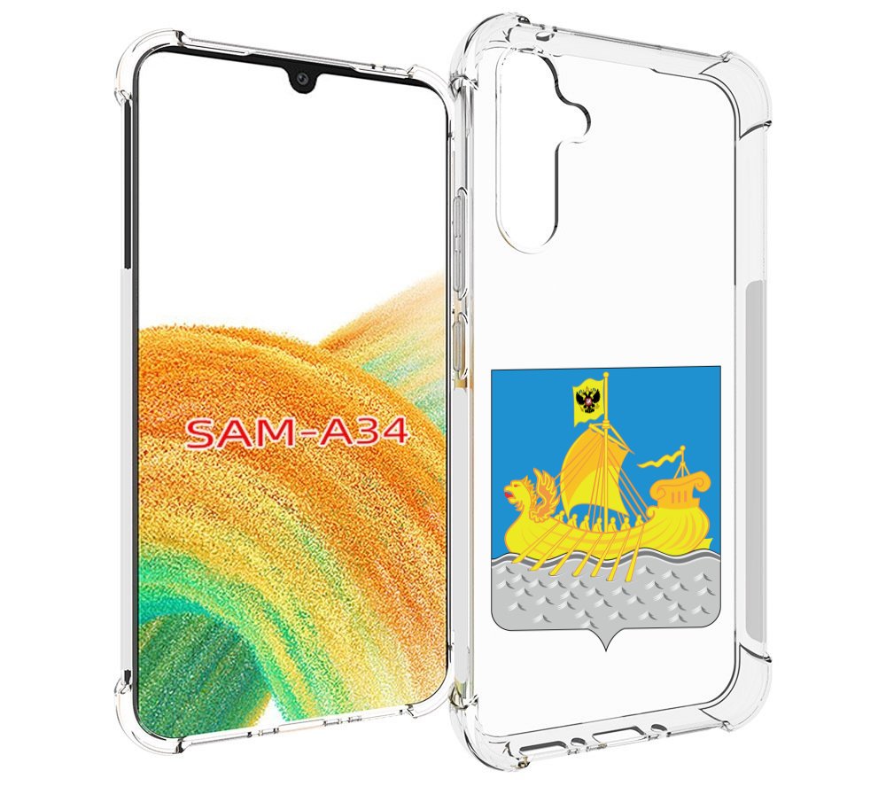 

Чехол MyPads герб-косромская-область для Samsung Galaxy A34, Tocco
