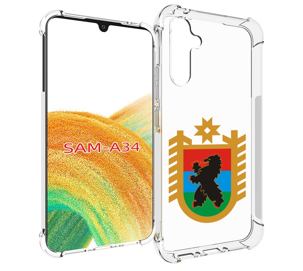 

Чехол MyPads герб-карелия-петрозаводск для Samsung Galaxy A34, Tocco