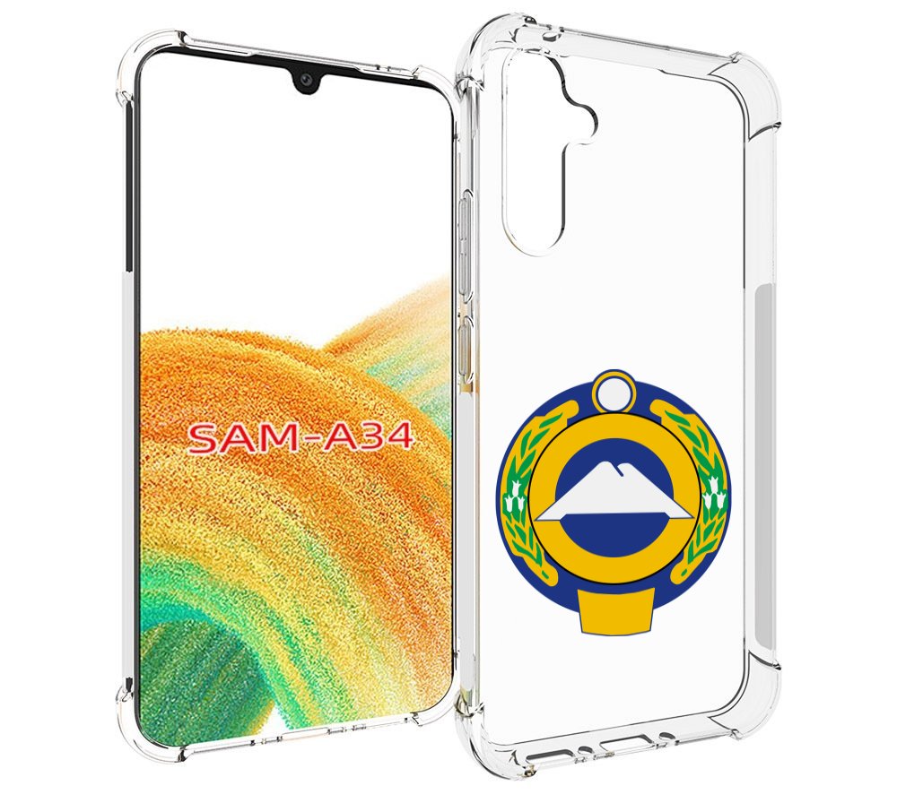 

Чехол MyPads герб-карачаево-черкессия для Samsung Galaxy A34, Tocco