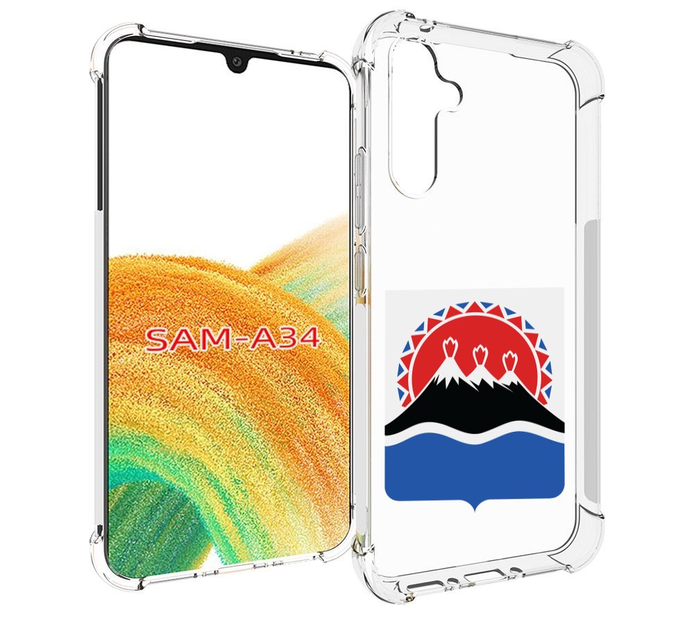 

Чехол MyPads герб-камчатский-край для Samsung Galaxy A34, Tocco