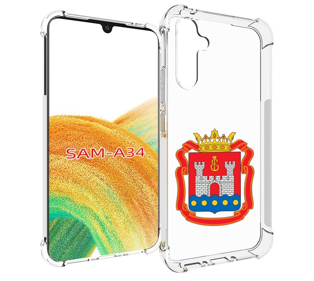 Чехол MyPads герб-калининградская-область для Samsung Galaxy A34