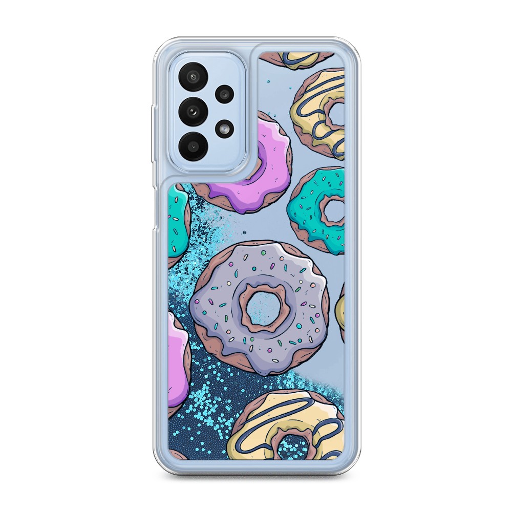 

Чехол Awog на Samsung Galaxy A23 "Разноцветные пончики в глазури 2", Голубой;разноцветный, 2105093-1