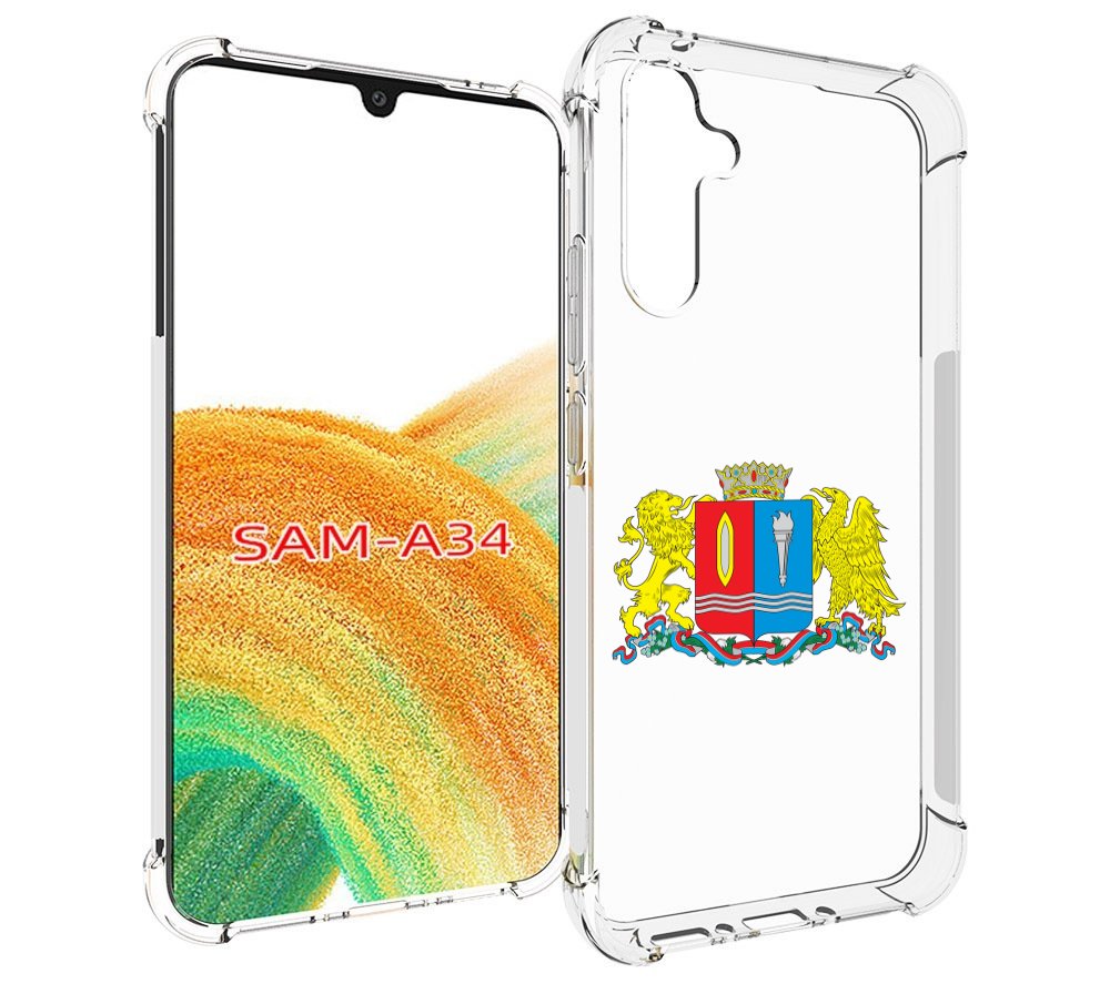 

Чехол MyPads герб-иваноской-области для Samsung Galaxy A34, Tocco