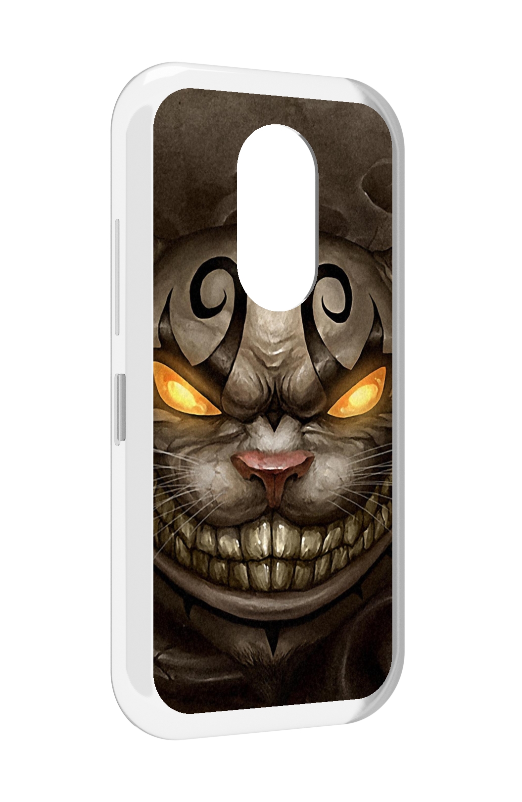 

Чехол MyPads злой котик с желтыми глазами для Doogee S61 / S61 Pro, Прозрачный, Tocco