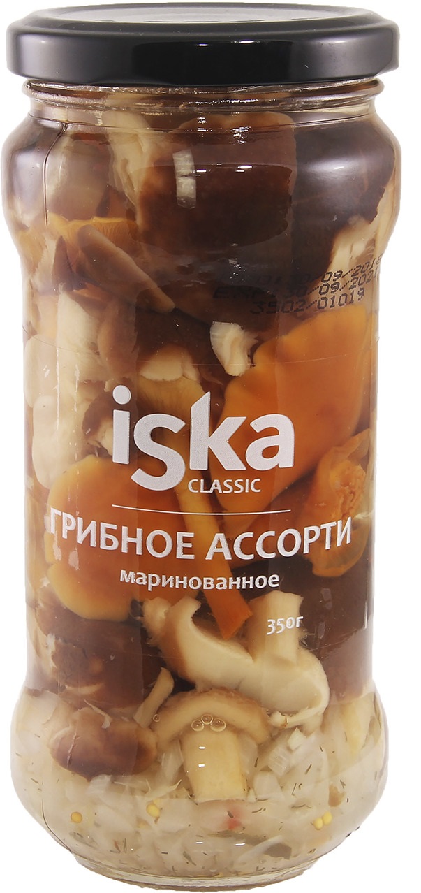 Грибное ассорти маринованное ISKA 350г