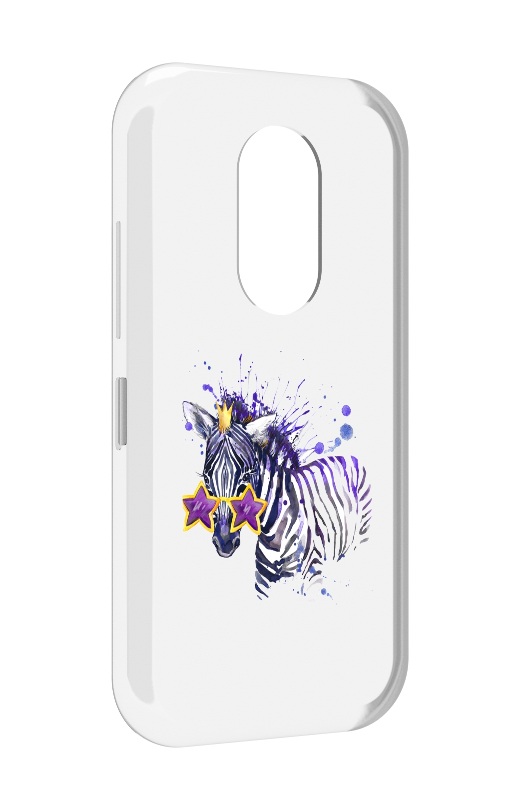 

Чехол MyPads акварельная зебра для Doogee S61 / S61 Pro, Прозрачный, Tocco