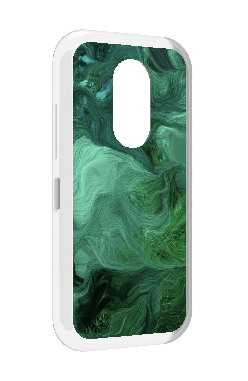 

Чехол MyPads зеленые нити для Doogee S61 / S61 Pro, Прозрачный, Tocco