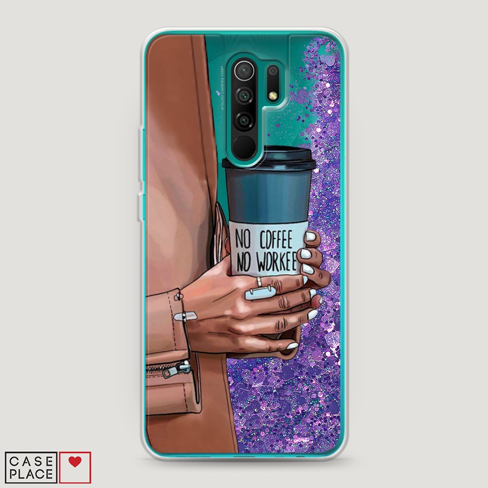 

Чехол Awog на Xiaomi Redmi 9 "No coffee", Разноцветный, 38392-1