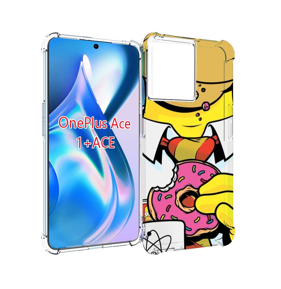 

Чехол MyPads Пончик для OnePlus Ace, Прозрачный, Tocco