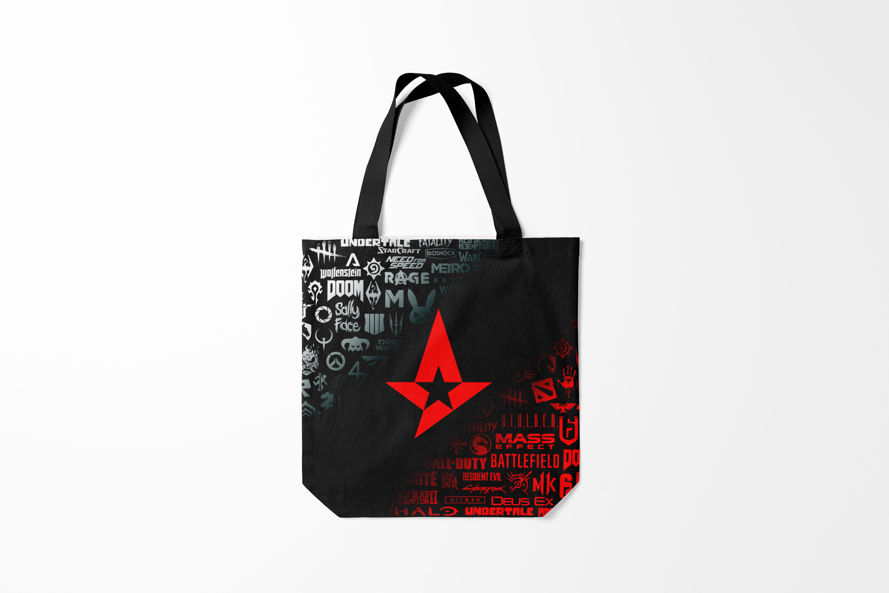 

Сумка шoппер унисекс Burnettie Counter Strike ASTRALIS, черный, Counter Strike ASTRALIS