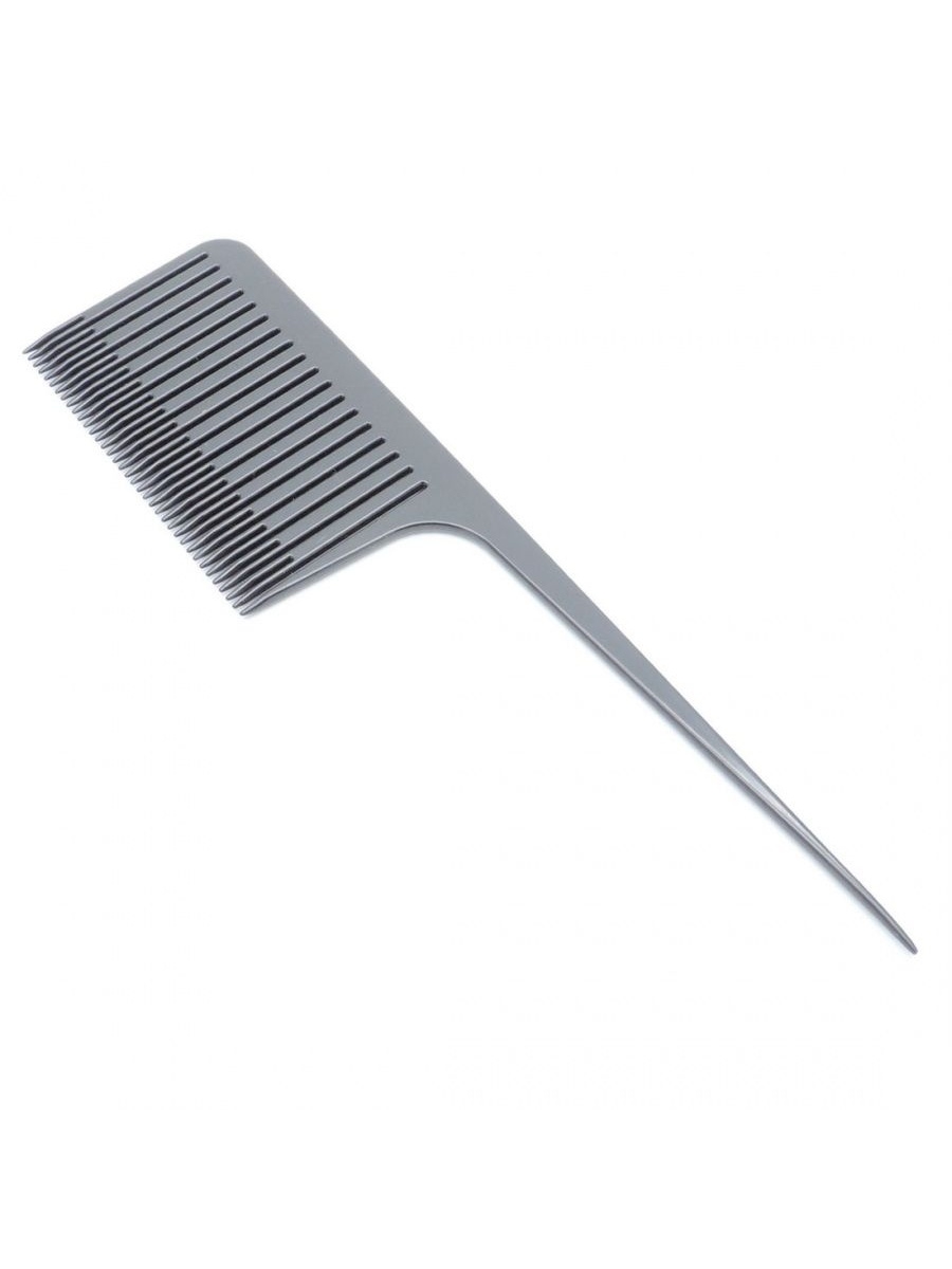 фото Nail art расчёска для мелирования широкая (пластиковый хвост), серый