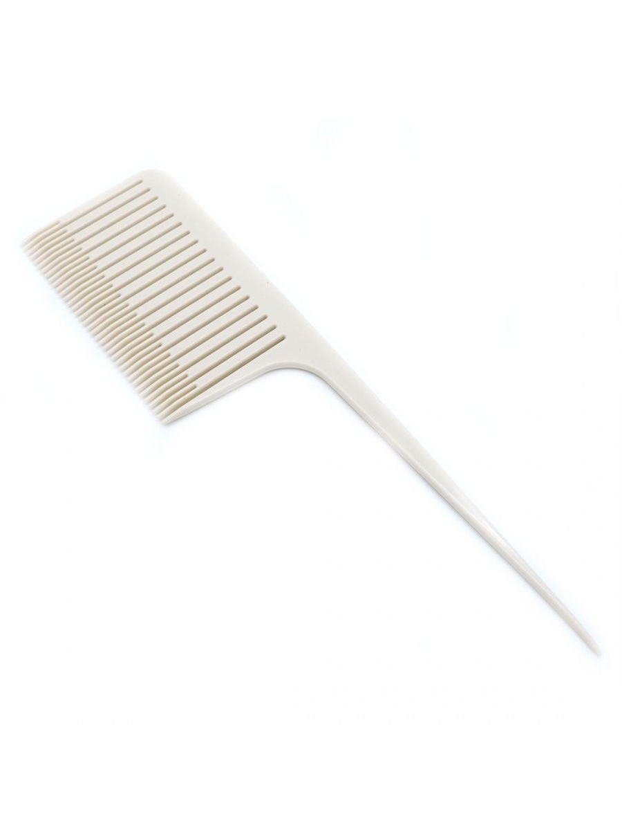 Расчёска Nail Art для мелирования пластиковый хвост белый hairway расческа хвост пластмассовый 210 мм