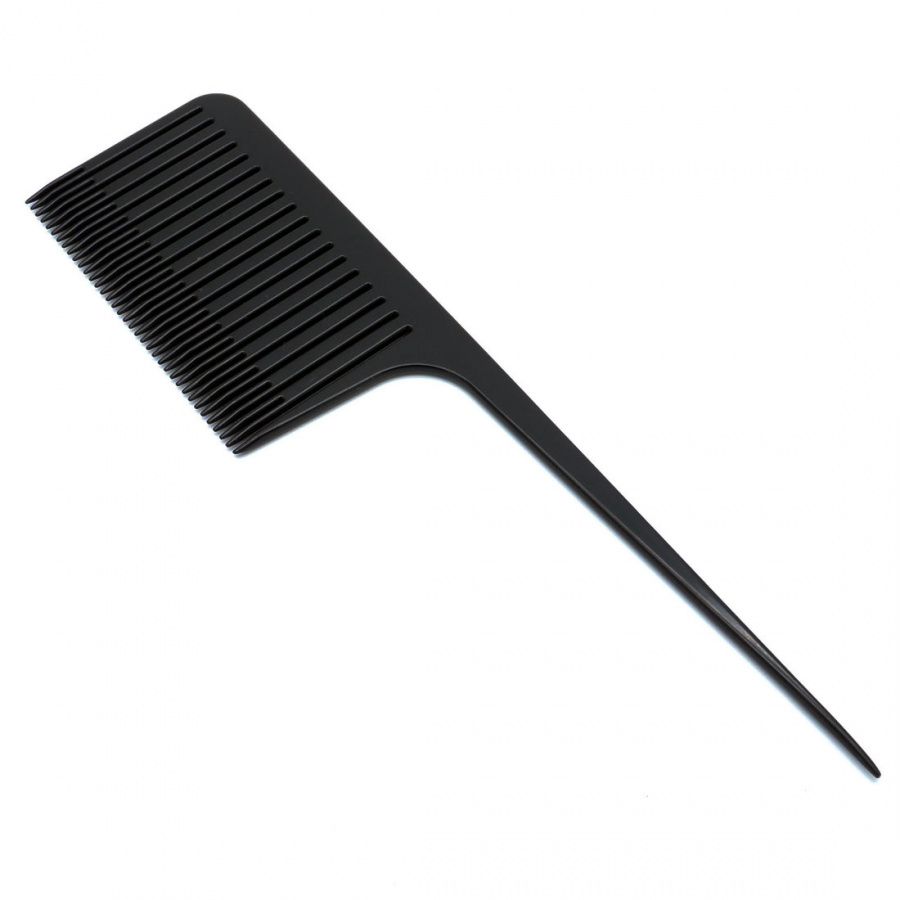 Расчёска Nail Art для мелирования широкая пластиковый хвост черный hairway расческа хвост пластмассовый 210 мм