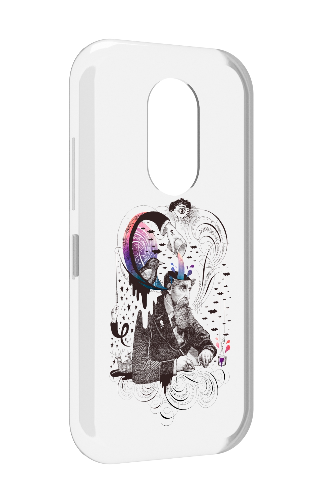 

Чехол MyPads абстракция думающий мужчина для Doogee S61 / S61 Pro, Прозрачный, Tocco