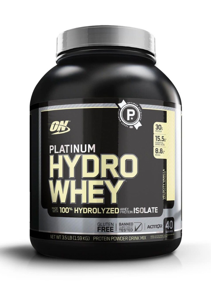 фото Гидролизованый протеин optimum nutrition platinum hydrowhey 3,5 lb velocity vanilla