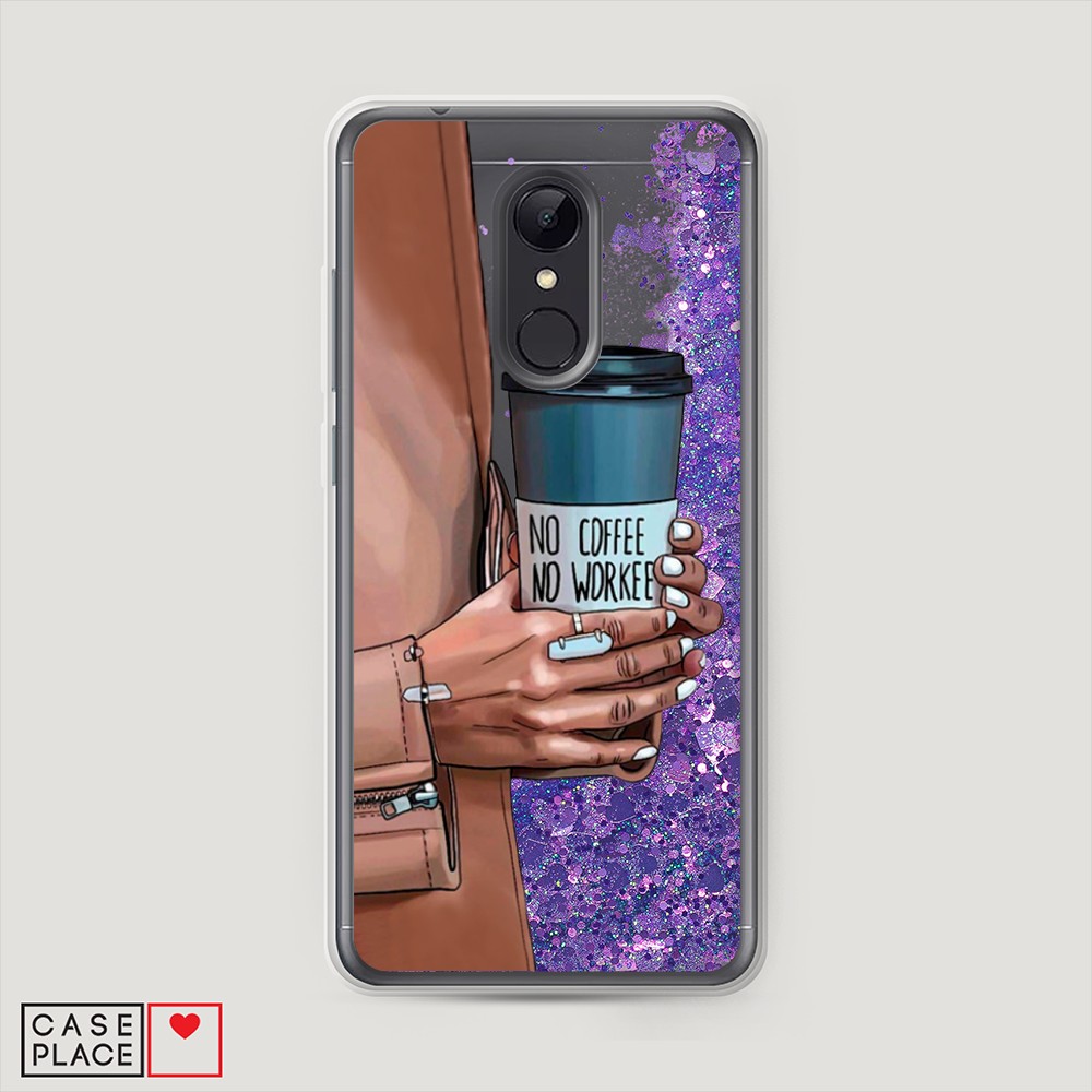 

Чехол Awog на Xiaomi Redmi 5 "No coffee", Разноцветный, 33092-1