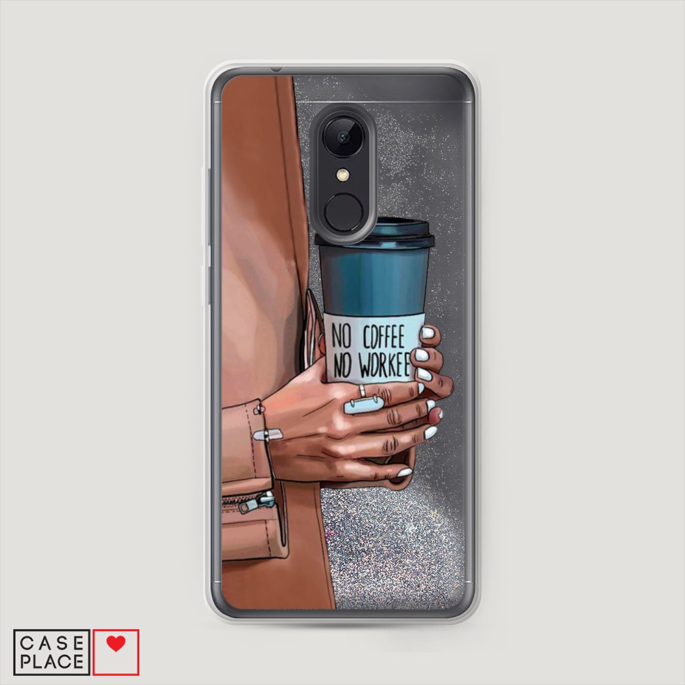 

Чехол Awog на Xiaomi Redmi 5 "No coffee", Разноцветный, 33091-1